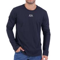 Camiseta Oakley Manga Longa LS Bark WT24 Masculina Blackout