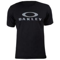 Camiseta Oakley O-Bark Preto/Cinza Camiseta Oakley O-Bark Preto/Cinza