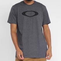 Camiseta Oakley O-Ellipse Masculina - Preto e Chumbo