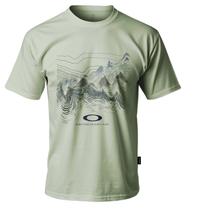 Camiseta Oakley Outline Mountains Original New Graphic Tee