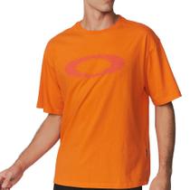 Camiseta Oakley Stretch Ellipse Logo Masculina Neon Orange Camiseta Oakley Stretch Ellipse Logo Masculina Neon Orange