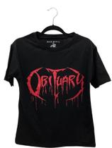 Camiseta Obituary Logo da Banda de Death Metal Camiseta Obituary Logo da Banda de Death Metal