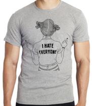 Camiseta Odeio todos Blusa criança infantil juvenil adulto camisa tamanhos Camiseta Odeio todos Blusa criança infantil juvenil adulto camisa tamanhos