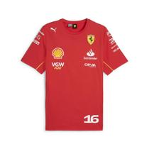 Camiseta Oficial Charles Leclerc 2024 da Scuderia Ferrari Edição Exclusiva