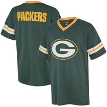 Camiseta Oficial Infantil Green Bay Packers para Dia de Jogo Outerstuff