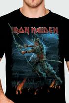 Camiseta Oficial Iron Maiden Samurai Of0139 Consulado Rock