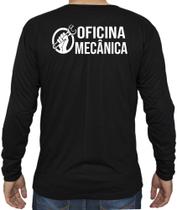 Camiseta Oficina Mecânica Camisa Mecânica Uniforme Carros e Motos Autônomo Blusa Manga Longa - DKING CREATIVE