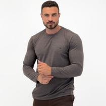 Camiseta Ogochi Básica Manga Longa Gola Redonda Masculina