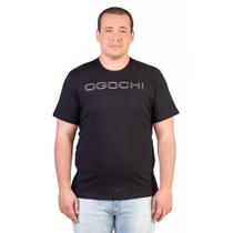 Camiseta Ogochi Manga Curta Masculina 006493038 Preta