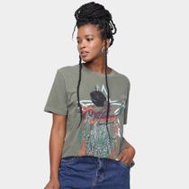 Camiseta Oh Boy Classic Manga Curta Feminina
