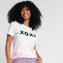 Camiseta Oh Boy Malha XOXO Feminina - Oh,Boy!