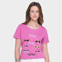 Camiseta Oh, Boy! Sunny Mood Feminina Camiseta Oh, Boy! Sunny Mood Feminina
