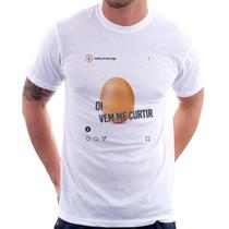 Camiseta Oi, vem me curtir - Foca na Moda