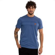 Camiseta Okdok Masculina Essence Manga Curta Stripe Spirit Cor:AzulTamanho:GGenero:Masculino Camiseta Okdok Masculina Essence Manga Curta Stripe Spirit Cor:AzulTamanho:GGenero:Masculino