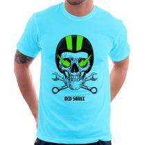 Camiseta Old Skull Motorcycle - Foca na Moda