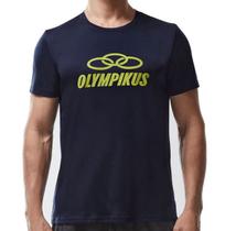Camiseta Olympikus Big Logo Masculina - Preto/Limão