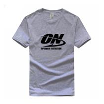 Camiseta ON Optimum Nutrition Fitness e Musculação - Cinza