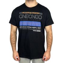 Camiseta Onbongo Estampada Boni Preto