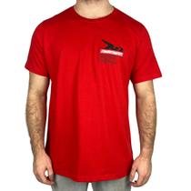 Camiseta Onbongo Estampada Elec Vermelho