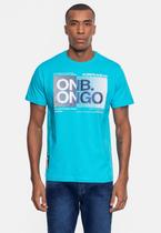 Camiseta Onbongo Masculina Azul Turquesa