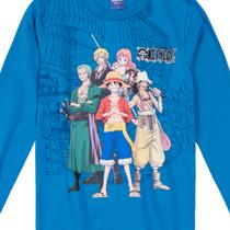 Camiseta One Piece Azul Claro Brandili