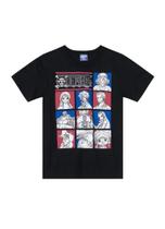 Camiseta One Piece infantil unissex Brandili