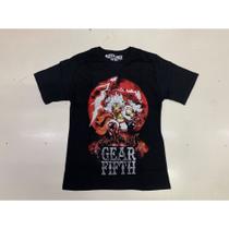 Camiseta One Piece Luffy Gear Fifth Blusa Anime Preto MR1315 RCH Camiseta One Piece Luffy Gear Fifth Blusa Anime Preto MR1315 RCH
