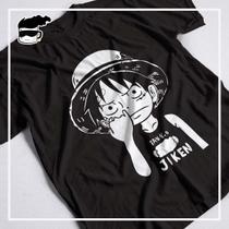 Camiseta One Piece Luffy Jiken Unissex Anime - Kamisetas Otaku