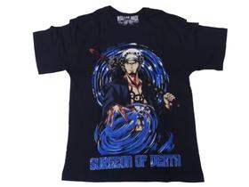 Camiseta One Piece Preta Law mugiwara Anime Shonen MR1325 RCH