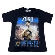 Camiseta One Piece Zoro Série Anime Blusa Adulto Unissex Mr1346 Camiseta One Piece Zoro Série Anime Blusa Adulto Unissex Mr1346