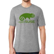 Camiseta openSUSE Linux Logo - Foca na Moda Camiseta openSUSE Linux Logo - Foca na Moda