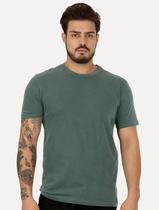 Camiseta Original Penguin Masculina Regular Tinturada Bordada Verde Escuro