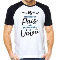 Camiseta os melhores pais são promovidos a vovô blusa camisa