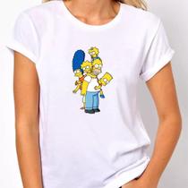 Camiseta Os Simpsons - Baby Look - Tshirt - Feminina - Masculina Camiseta Os Simpsons - Baby Look - Tshirt - Feminina - Masculina
