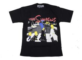 Camiseta Os Simpsons Beatles Blusa Adulto Unissex Mr1061 BM