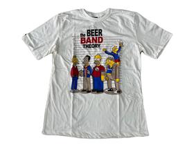 Camiseta Os Simpsons Big Bang Theory Blusa Adulto Hcd485