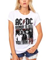 Camiseta ou Baby-look ACDC Highway to Hell