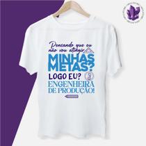 Camiseta ou Baby Look Profissões Engenharia de Produção