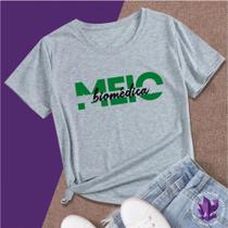 Camiseta ou Baby Look Profissões Estudante Biomedicina Meio Biomédica Camiseta ou Baby Look Profissões Estudante Biomedicina Meio Biomédica