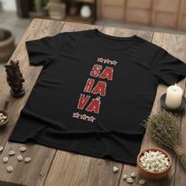 Camiseta ou Babylook Premium SARAVÁ Umbanda Candomblé Africana Algodão 30.1