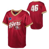 Camiseta Outerstuff 49ers Juvenil Mesh V-Neck Vermelha P (8) Camiseta Outerstuff 49ers Juvenil Mesh V-Neck Vermelha P (8)