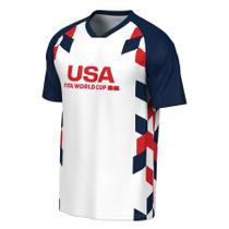 Camiseta Outerstuff Copa do Mundo FIFA 2026 EUA Média Camiseta Outerstuff Copa do Mundo FIFA 2026 EUA Média