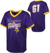 Camiseta Outerstuff Minnesota Vikings Juvenil Roxa de Tela Mesh XL Camiseta Outerstuff Minnesota Vikings Juvenil Roxa de Tela Mesh XL
