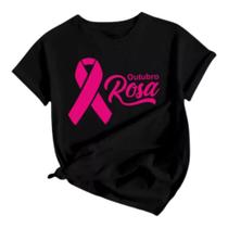 Camiseta Outubro Rosa Baby Look Envio Imediato Campanha Nova