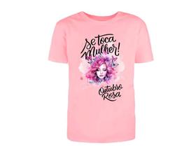 Camiseta Outubro Rosa Contra Câncer de Mama Cura Camiseta Outubro Rosa Contra Câncer de Mama Cura