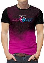 Camiseta Outubro Rosa Masculinha Novembro Azul Roupa Blusa 1