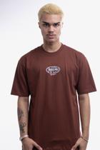 Camiseta Overcome Elipse Marrom