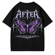 Camiseta Oversized 100% Algodão com Estampa DTF - Conforto e Estilo