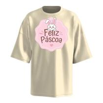 Camiseta Oversized 100% Algodão Páscoa com Estilo Unissex Streetwear