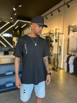 Camiseta Oversized Abda Flaw Preta Camiseta Oversized Abda Flaw Preta